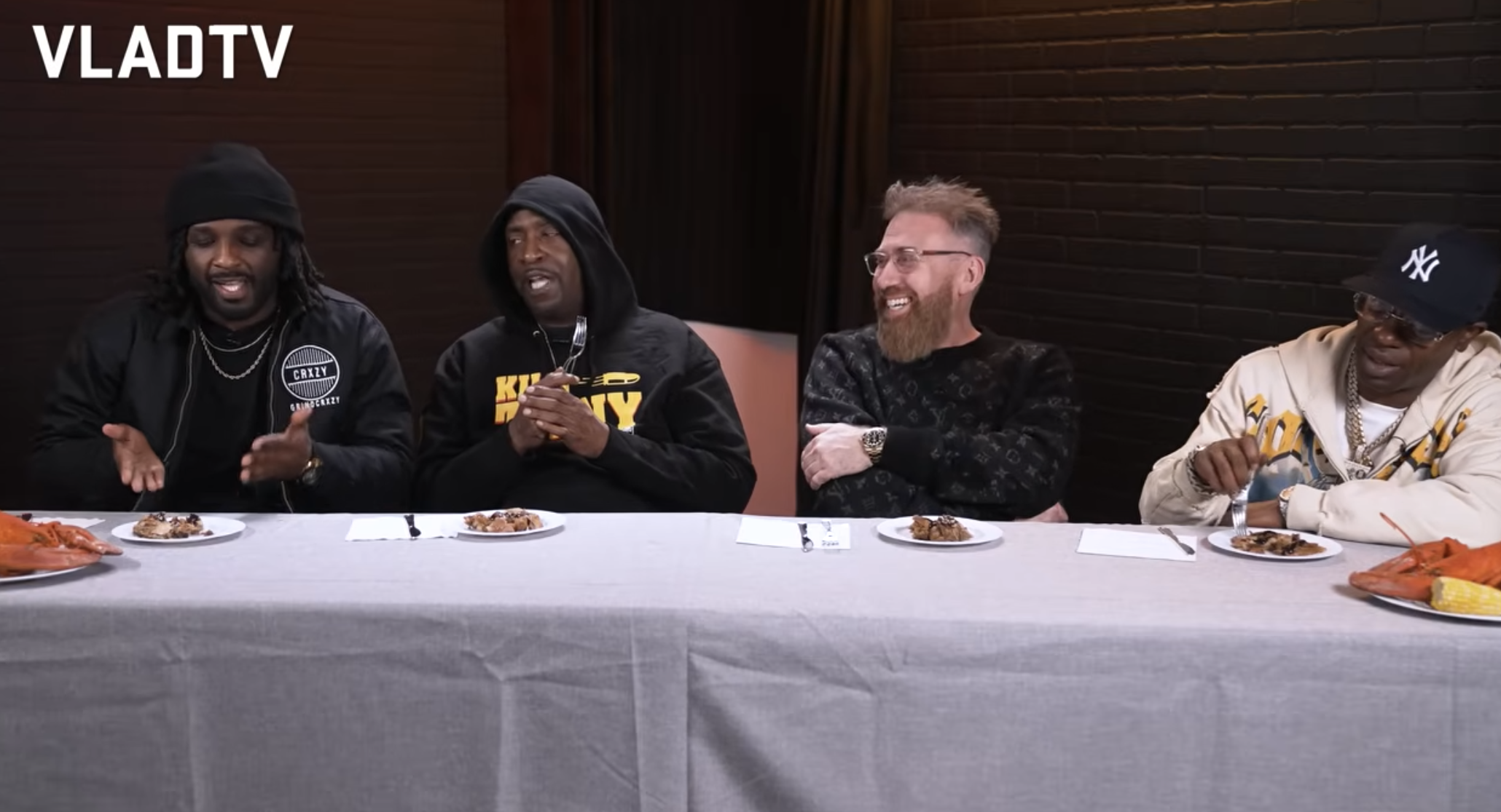 Tony Yayo, Uncle Murda, DJ Vlad & Lance Woods Try Chinese Duck